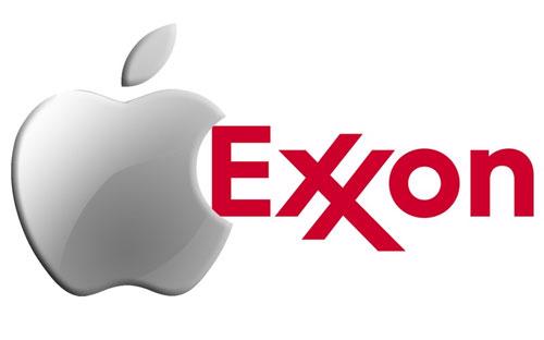 Cuộc giành lại ngôi vị doanh nghiệp có giá trị vốn hóa lớn nhất thế giới
 của Exxon được trợ lực bởi sự sa sút kéo dài của giá cổ phiếu Apple. 