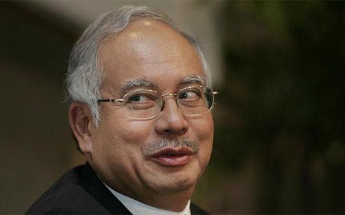 Thủ tướng Malaysia Najib Razak.<br>