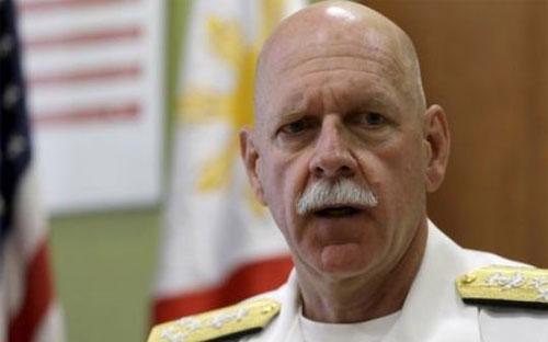 Đô đốc Scott Swift, chỉ huy hạm đội Mỹ ở Thái Bình Dương - Ảnh: AP/USA Today.<br>