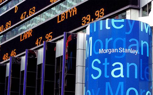 Bên ngoài trụ sở của Morgan Stanley ở New York - Ảnh: Getty Images.<br>