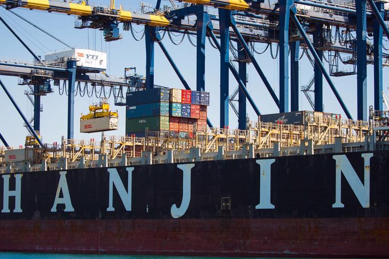 Hanjin Shipping là hãng vận tải biển lớn nhất của Hàn Quốc - Ảnh: Bloomberg/WSJ.<br>