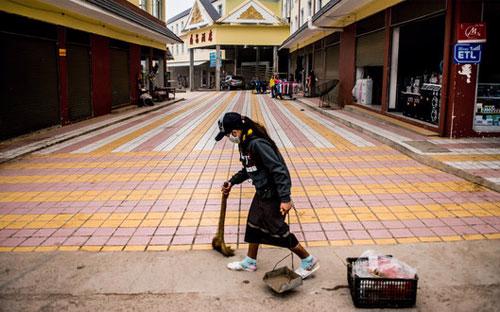 Một dự án siêu thị và khách sạn của Trung Quốc ở Muangxai, Lào - Ảnh: New York Times.<br>