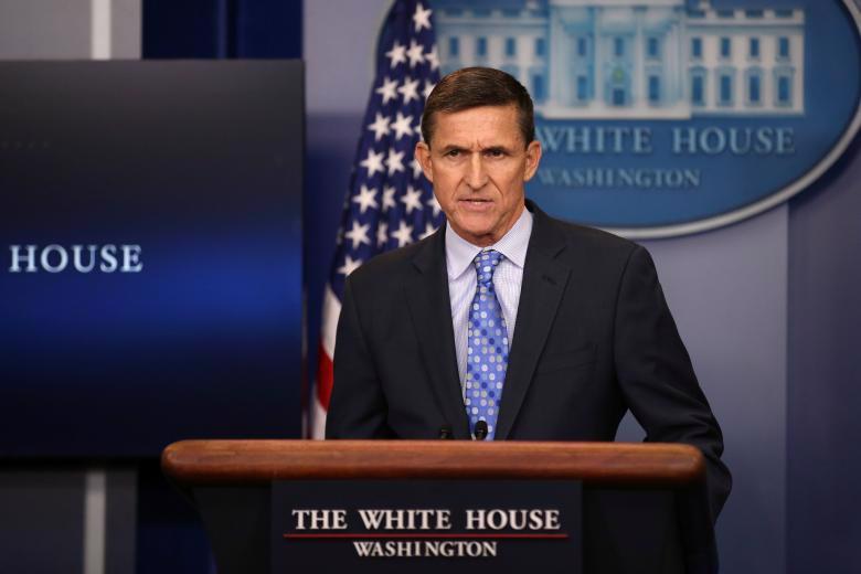 Ông Michael Flynn, người vừa từ chức cố vấn an ninh quốc gia của Tổng thống Mỹ Donald Trump - Ảnh: Reuters.<br>