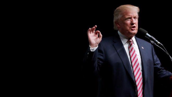 Ứng cử viên Tổng thống Mỹ Donald Trump - Ảnh: Reuters/BBC.<br>