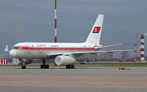 Một máy bay của hãng hàng không Triều Tiên Air Koryo.<br>