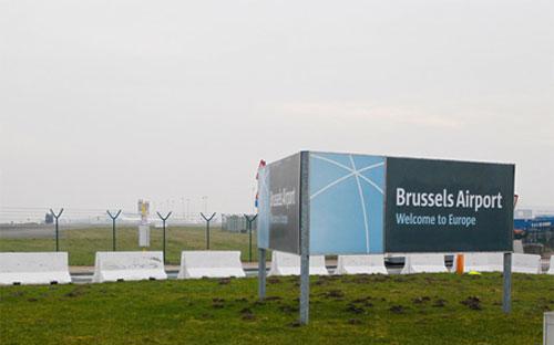 Sân bay Brussels nơi xảy ra vụ cướp - Ảnh: AFP/Getty Images.<br>