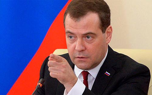 Thủ tướng Nga Dmitry Medvedev.<br>