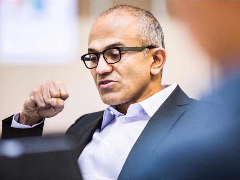 CEO Satya Nadella của Microsoft - Ảnh: Microsoft/BI.<br>