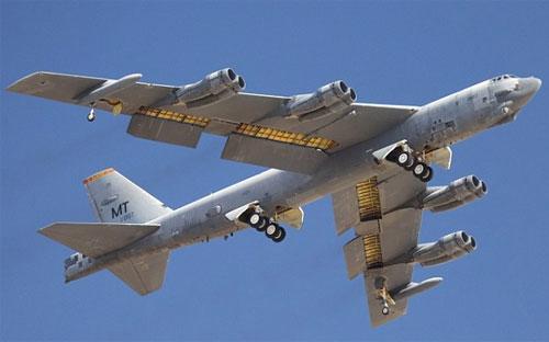 Một máy bay B-52 của Mỹ.<br>