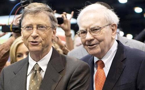 Hai tỷ phú Mỹ Bill Gates (trái) và Warren Buffett - Ảnh: Getty/CNBC.<br>