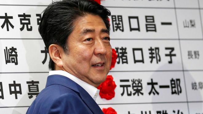 Thủ tướng Nhật Bản Shinzo Abe - Ảnh: Reuters/BBC.<br>