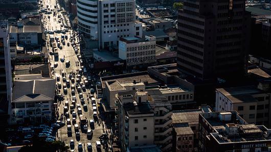 Thủ đô Harare của Zimbabwe - Ảnh: Getty/CNBC.<br>