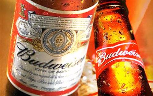 Budweiser là một trong những thương hiệu nổi nhất của AB InBev.<br>