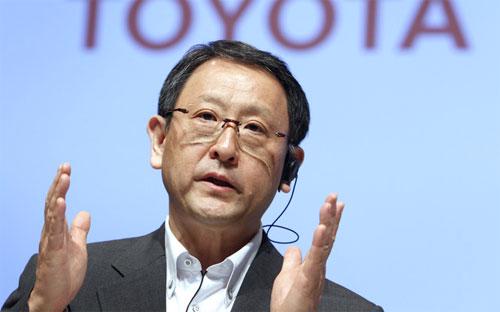 Chủ tịch hãng Toyota, ông Akio Toyoda - Ảnh: Bloomberg.<br>
