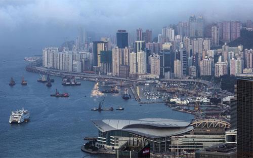 Một góc Hồng Kông - Ảnh: Bloomberg.<br>