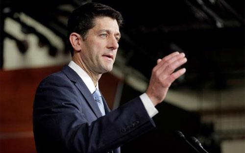 Chủ tịch Hạ viện Mỹ Paul Ryan - Ảnh: Reuters.<br>