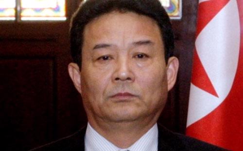 Đại sứ Triều Tiên Pak Kwang Chol - Ảnh: President.lv.