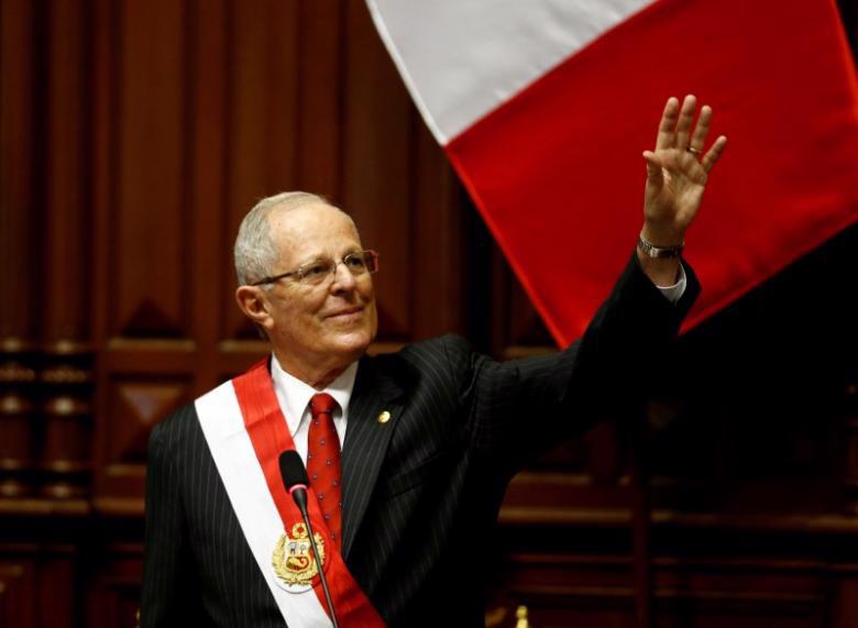 Tổng thống Peru Pedro Pablo Kuczynski - Ảnh: Reuters.<br>