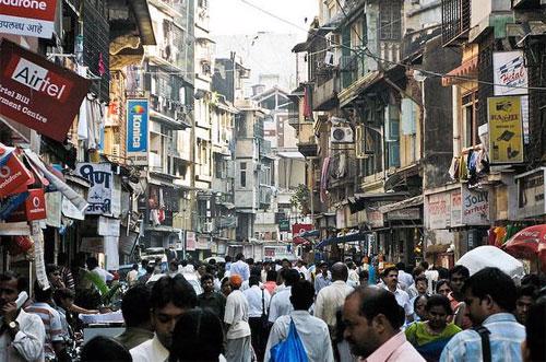 Một góc thành phố Mumbai của Ấn Độ.<br>