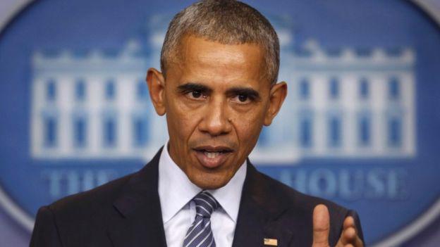 Tổng thống sắp mãn nhiệm của Mỹ Barack Obama - Ảnh: Reuters.<br>