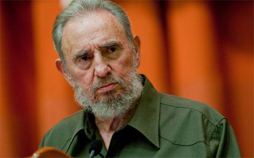 Lãnh tụ Cuba Fidel Castro.<br>