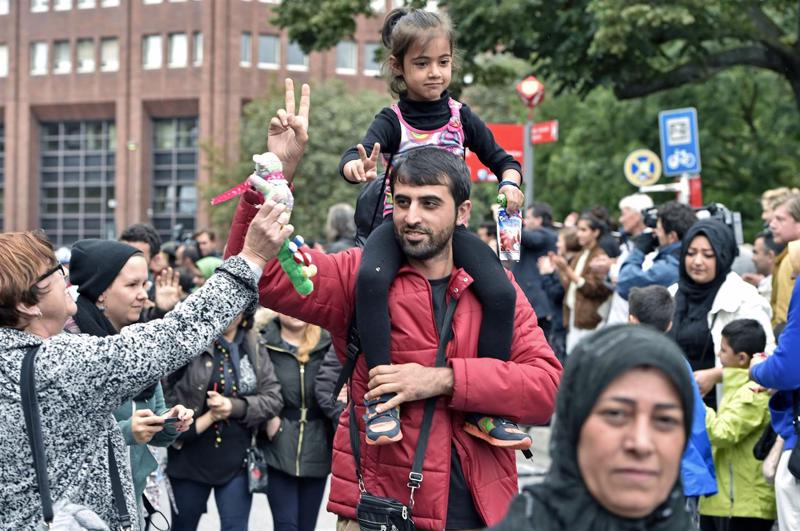 Người tị nạn ở thành phố Dortmund, Đức - Ảnh: AP.<br>
