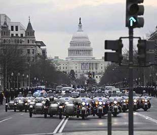 Đoàn mô tô hùng hậu sẽ tham dự buổi lễ nhậm chức của tổng thống thứ 44 của nước Mỹ hôm 20/1 tới - Ảnh: Reuters.