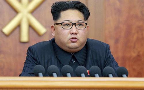 Nhà lãnh đạo Triều Tiên Kim Jong Un.<br>