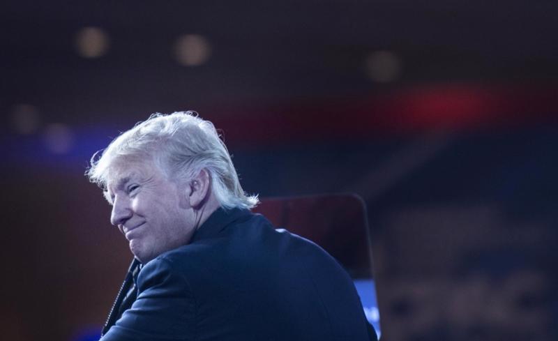 Tổng thống Mỹ Donald Trump tại Hội nghị Hành động chính trị Bảo thủ (CPAC) hôm 24/2 - Ảnh: Washington Post.<br>