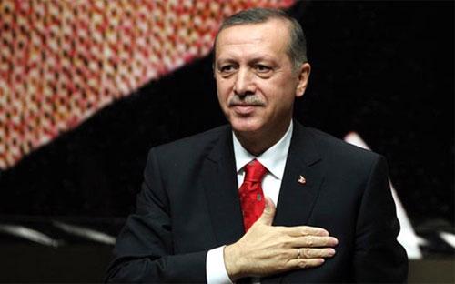 Tổng thống Thổ Nhĩ Kỳ Tayyip Erdogan.<br>