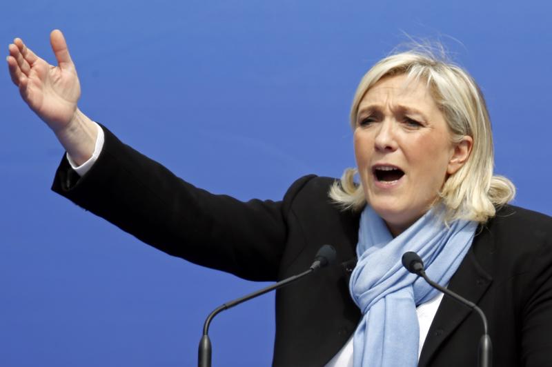 Ứng cử viên Tổng thống Pháp Marine Le Pen.<br>