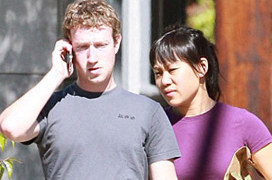 Mark Zuckerberg và bạn gái người Trung Quốc, Priscilla Chan.
