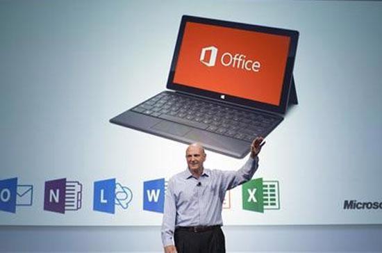 CEO Steve Ballmer cho biết, "bộ phần mềm Office mới mẻ và hiện đại này sẽ mang tới hiệu quả sử dụng tuyệt vời".