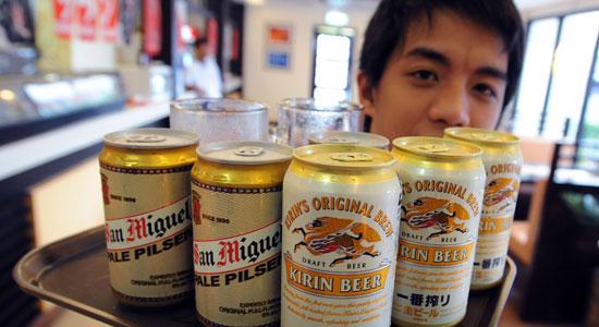 Hiện nay, cứ 10 đơn vị sản phẩm bia được bán ra ở Philippines, thì có 9 
đơn vị sản phẩm là của San Miguel - công ty bắt đầu sản xuất bia cách 
đây hơn 1 thế kỷ.