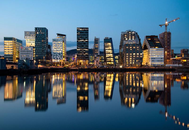 Thủ đô Oslo của Na Uy.<br>