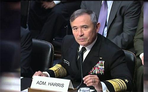 Đô đốc Mỹ Harry Harris.<br>