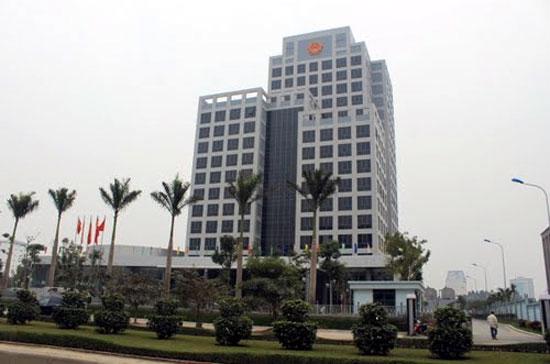 Trụ sở mới của Bộ Nội vụ tại khu đô thị mới Cầu Giấy, Hà Nội.