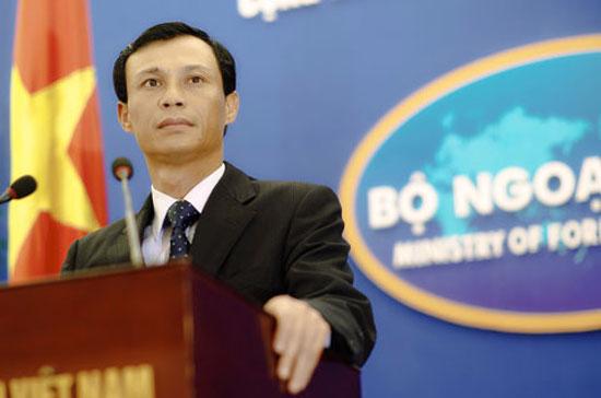 Người phát ngôn Bộ Ngoại giao Việt Nam, ông Lương Thanh Nghị.