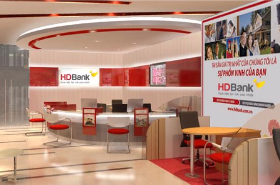 HDBank đã triển khai thiết kế hệ thống nội ngoại thất theo tiêu chuẩn quốc tế ở tất cả các điểm giao dịch.