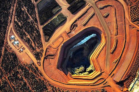 Mỏ đất hiếm Mount Weld ở miền Tây Australia - Ảnh: AFP.