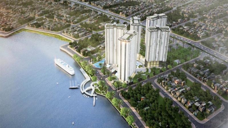 Saigon Riverside City còn là dự án có mật độ xây dựng thấp nhất trong khu vực.