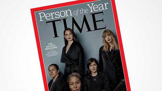 Trang bìa số ra ngày 6/12 của tạp chí Time, số vinh danh Nhân vật của năm 2017.