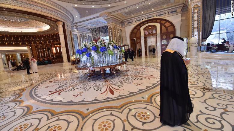 Khách sạn Ritz Carlton ở Riyadh, nơi Chính phủ Saudi Arabia giam giữ các nghi phạm tham nhũng - Ảnh: Getty/CNN.