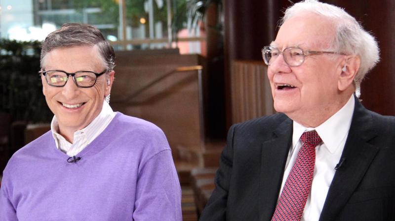 Hai tỷ phú Bill Gates (trái) và Warren Buffett - Ảnh: CNBC.