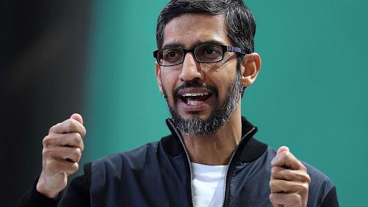 Giám đốc điều hành (CEO) Google, ông Sundar Pichai - Ảnh: Getty/CNBC.