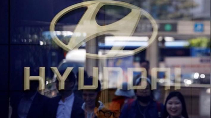 Logo Hyundai tại một đại lý xe của hãng này ở Seoul, Hàn Quốc, tháng 4/2017 - Ảnh: Reuters.