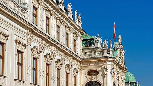 Bảo tàng Belverdere Palace ở Vienna, Áo - Ảnh: Getty/CNBC.