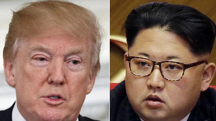 Tổng thống Mỹ Donald Trump (trái) và nhà lãnh đạo Triều Tiên Kim Jong Un - Ảnh: AP/SCMP.