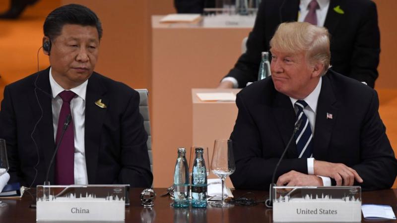 Chủ tịch Trung Quốc Tập Cận Bình (trái) và Tổng thống Mỹ Donald Trump - Ảnh: Getty.