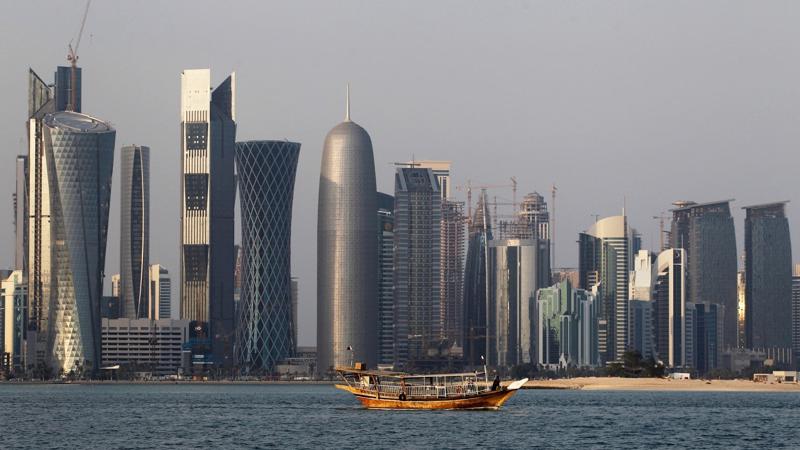 Thủ đô Doha của Qatar - Ảnh: AP.